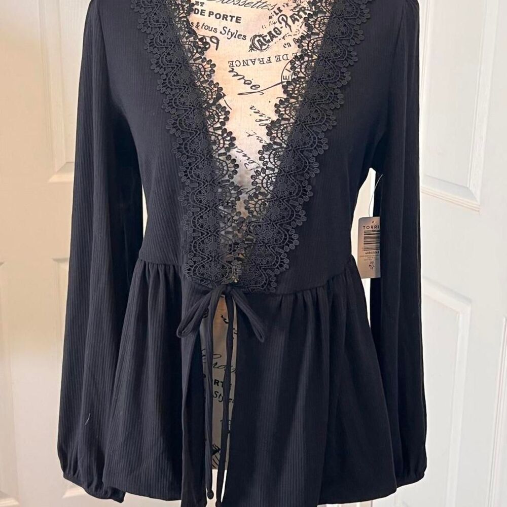 Torrid Women's Black Blouse